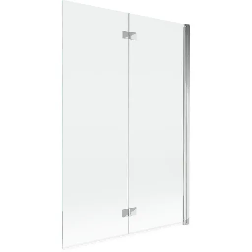 MEXEN MIST vanová zástěna 120x150 cm 6mm 2-s, chrom, čirá, pravá 8A9-120-002-01-00-P