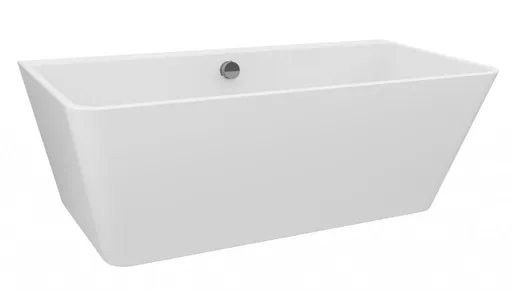 POLYSAN LIBERTA D nástěnná stojící vana 170x78x60cm, bílá 20392