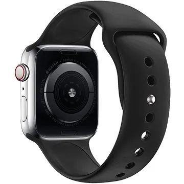 Eternico Essential pro Apple Watch 42mm / 44mm / 45mm / Ultra 49mm solid black velikost S-M (APW-AWESSBKS-42)