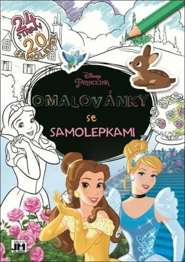 Omalovánky se samolepkami - Princezna