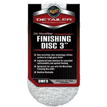 Meguiar's DA Microfiber Finishing Disc 3" - finišovací mikrovláknový kotouč, 3palcový (2 kusy) (DMF3)