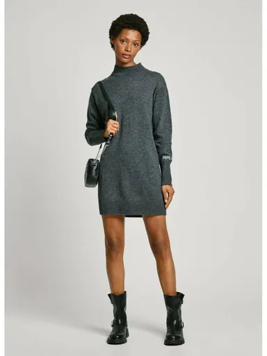 Pepe Jeans dámské šedé šaty HAZEL PL953593963 L