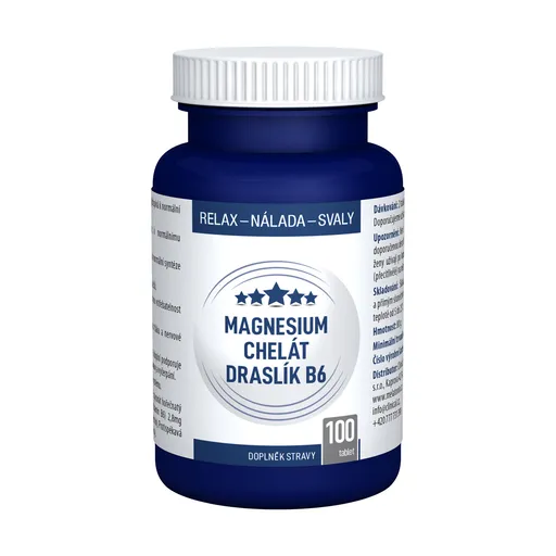 Clinical Magnesium chelát + Draslík + B6 100 tablet