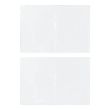 Boční stěna k party stanu 2 ks se zipem PE bílá (45114)