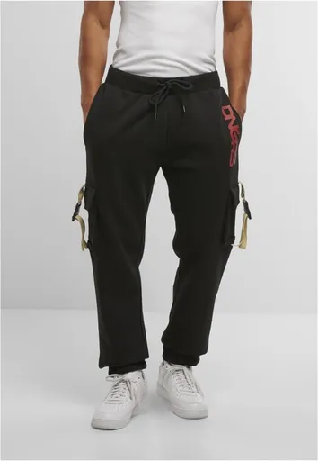 Dangerous DNGRS Loud Jogginghosen black/red - XL
