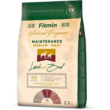 Fitmin dog medium maxi maintenance lamb