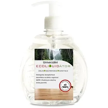 Ecoliquid Ecoliquidátor, unverzální čisticí a dezinfekční prostředek, 500 ml (8595628600548)