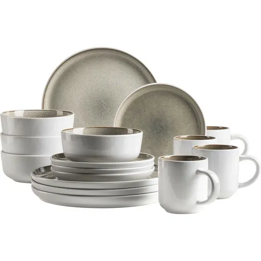 Mäser 16dílná jídelní sada Lunaria Brown