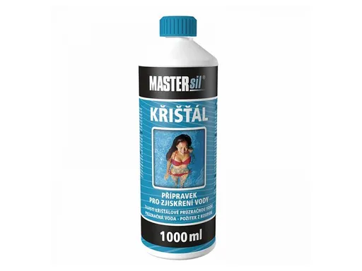Přípravek k projasnění bazénové vody MASTERsil Křišťál 1l