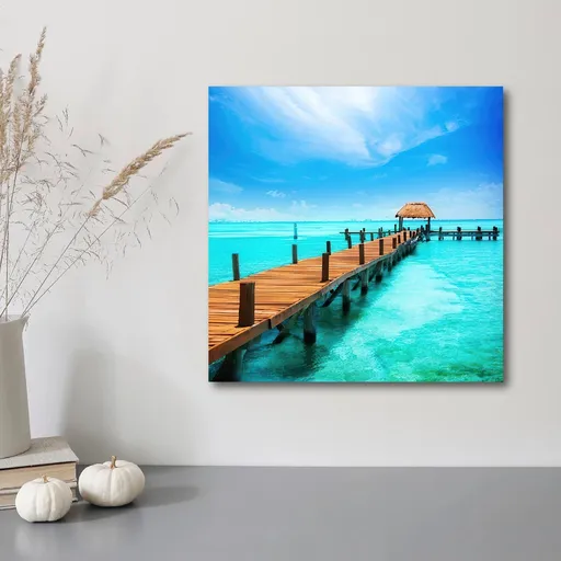 Diamantové malování Molo u moře