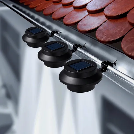 Solární světlo na okap, 2 ks