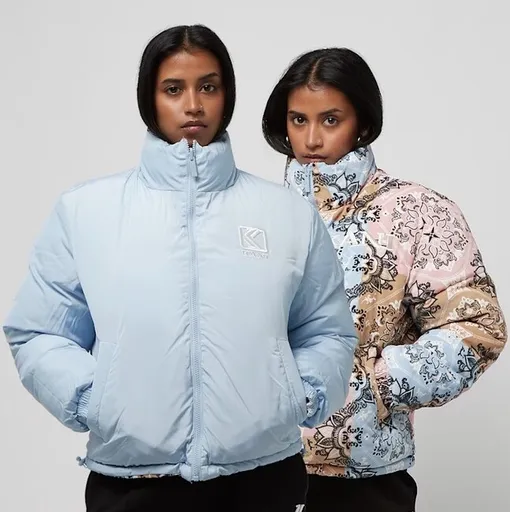 Karl Kani Retro Paisley Corduroy Reversible Puffer Jacket multicolor - M