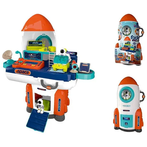 MaDe Vesmírná raketa, stolek s příslušenstvím, na baterie