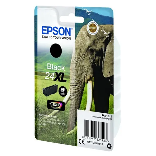 EPSON T2431 (C13T24314012) - originální cartridge, černá, 10ml