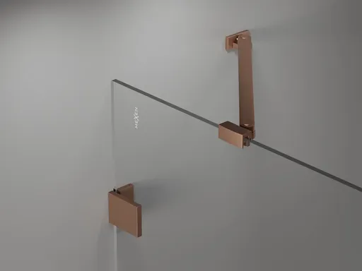 MEXEN UNI konzole úhlová 35 cm 1 ks měď kartáčovaná 830-09-65