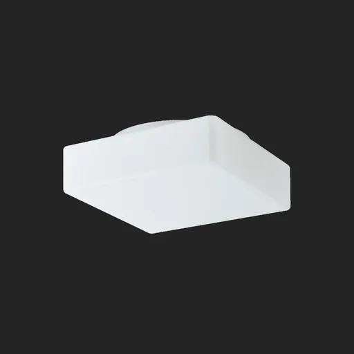 OSMONT LIN59187 LINA 3 stropní/nástěnné skleněné svítidlo bílá IP43 3000 K 14W LED nouzové kombinované 3 h