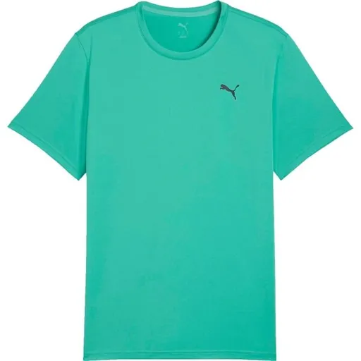Puma M TAD ESSENTIALS SOLID CAT TEE Pánské triko, zelená, velikost