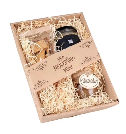 Dárkový balíček gurmánských specialit pro dědečka