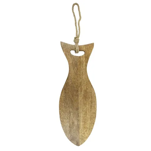 Prkénko ve tvaru ryby z mangového dřeva Mango wood Fish - 18*1.5*51cm CISV51