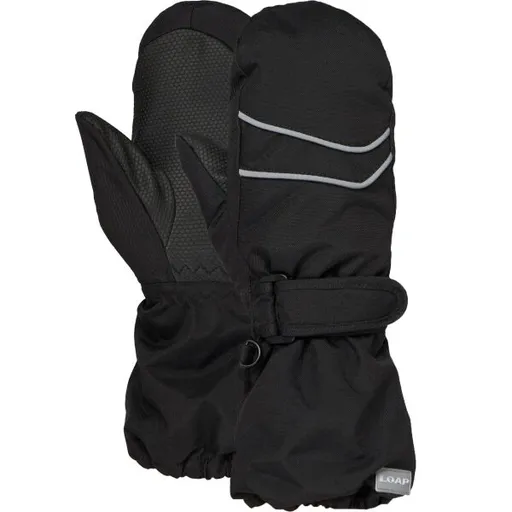 LOAP RIHAN Dětské palčáky, černá, velikost 1-2Y