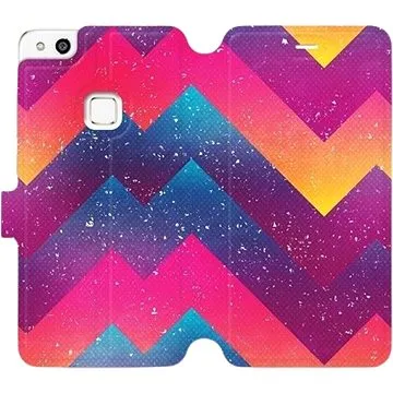 Flipové pouzdro na mobil Huawei P10 Lite - V110S Barevné klikyháky (5903226132119)