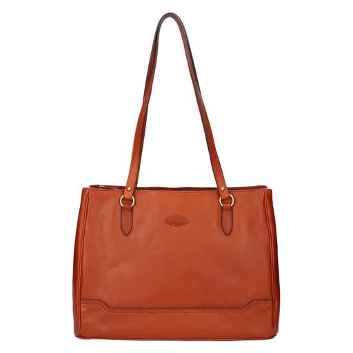 Dámská kožená kabelka Hexagona Eleanor - hnědá