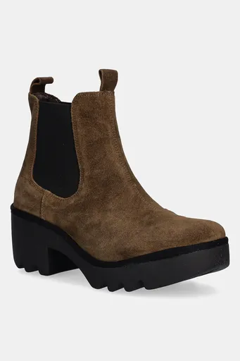 Semišové kotníkové boty Fly London TRIG514FLY