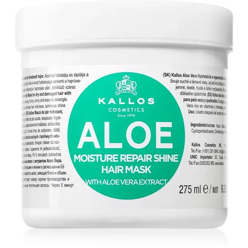Kallos KJMN Professional Aloe hydratační maska s aloe vera 275 ml