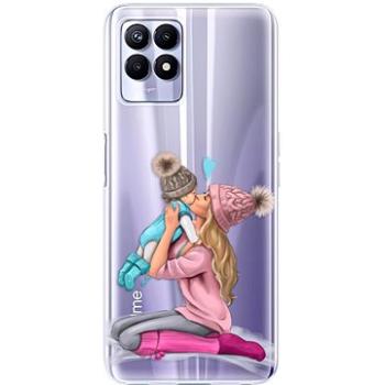 iSaprio Kissing Mom pro Blond and Boy pro Realme 8i (kmbloboy-TPU3-Rlm8i)