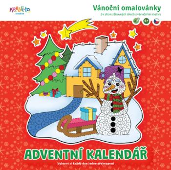 Adventní kalendář - Vánoční omalovánky - Valentina Montevecchi