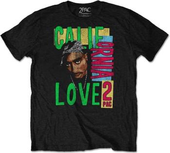 2Pac Tričko California Love Unisex Black L