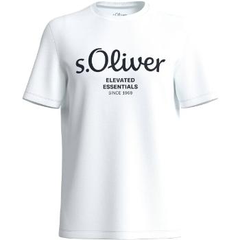 s.Oliver RL T-SHIRT SS NOOS Pánské tričko, bílá, velikost