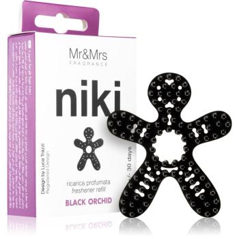 Mr & Mrs Fragrance Niki Black Orchid vůně do auta náhradní náplň 1 ks