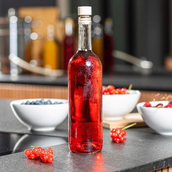 Haushalt international Skleněná láhev se zátkou, 750 ml