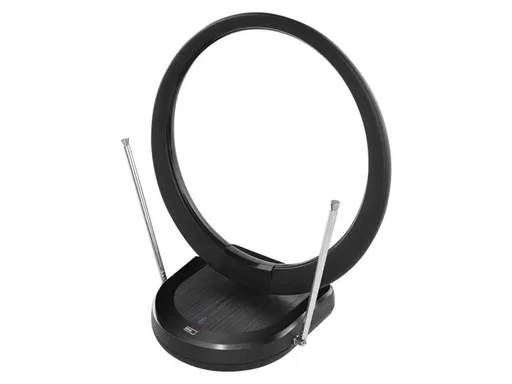 Anténa pokojová EMOS CITY RING–C500, DVB-T2, DAB, filtr LTE/4G/5G