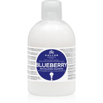 Kallos KJMN Professional Blueberry obnovující šampon pro suché, poškozené a chemicky ošetřené vlasy 1000 ml