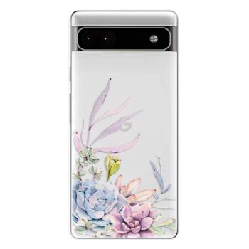 Odolné silikonové pouzdro iSaprio - Succulent 01 - Google Pixel 6a 5G