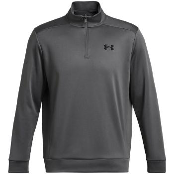 Under Armour ARMOUR FLEECE 1/4 ZIP Pánská fleecová mikina, šedá, velikost