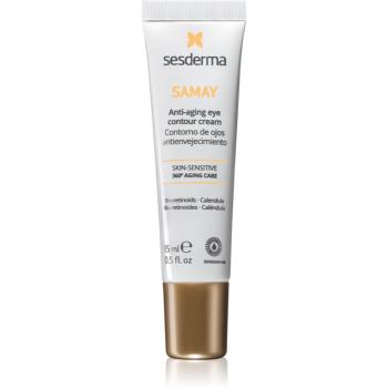 Sesderma Samay Anti-Aging Eye Contour Cream protivráskový oční krém redukující otoky a tmavé kruhy 15 ml