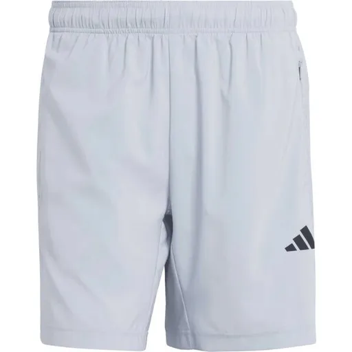 adidas WORKOUT ESSENTIALS BASE WOVEN SHORT Pánské sportovní kraťasy, šedá, velikost XL 5"
