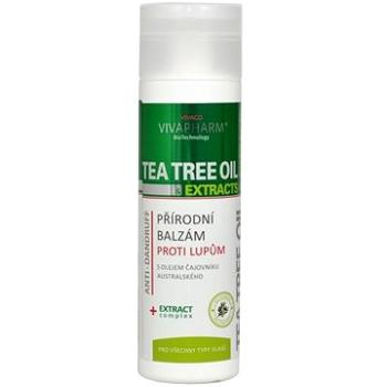 VIVACO Vivapharm Přírodní balzám proti lupům s Tea Tree Oil 200 ml (8595635211980)