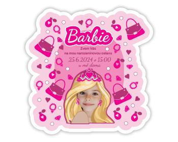 Personal Personalizované pozvánky 6 ks - Barbie