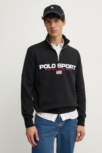 Mikina Polo Ralph Lauren pánská, bílá barva, s potiskem, 710835766