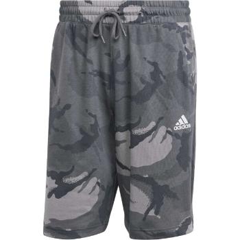 adidas SEASONAL ESSENTIALS CAMOUFLAGE SHORTS Pánské kraťasy, tmavě šedá, velikost