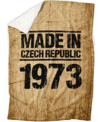 Deka Made In (rok: 1973, Podšití beránkem: ANO)