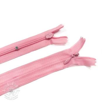 Zip skrytý nastavitelný 60 cm pink