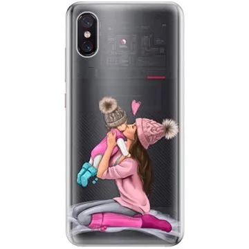 iSaprio Kissing Mom - Brunette and Girl pro Xiaomi Mi 8 Pro (kmbrugirl-TPU-Mi8pro)