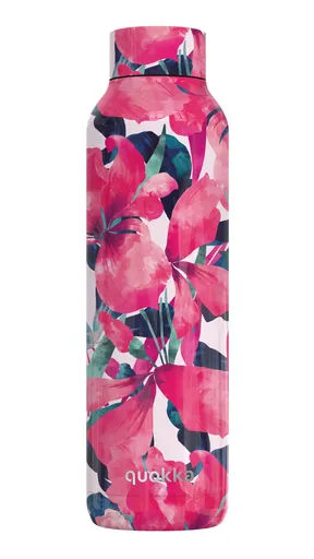 Nerezová termoláhev Solid, 630 ml, Quokka, pink bloom