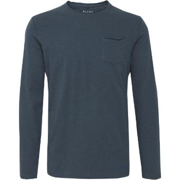 BLEND T-SHIRT L/S Pánské triko s dlouhým rukávem, tmavě modrá, velikost