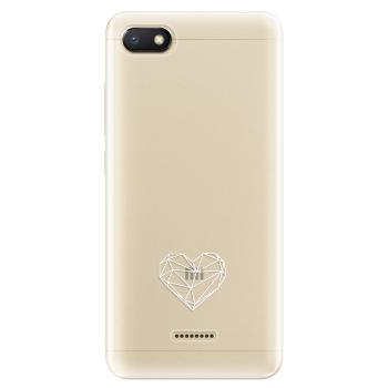 Odolné silikonové pouzdro iSaprio - čiré - Digital Love - Xiaomi Redmi 6A